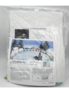 Herrschners' Inc North Pole Railroad Needelwork Kit # 577931 SEALED